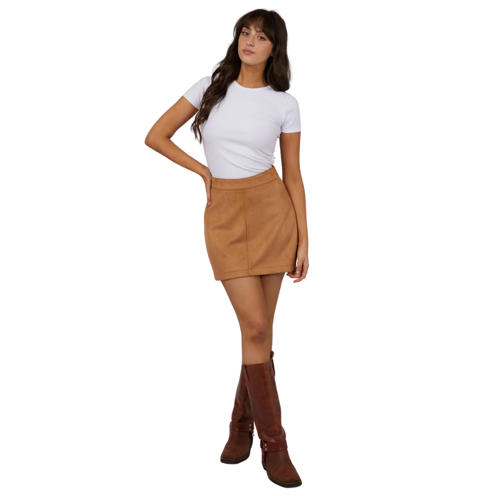 Dallas Suede Skirt