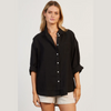 Women&#39;s Hampton Linen Long Sleeve Shirt