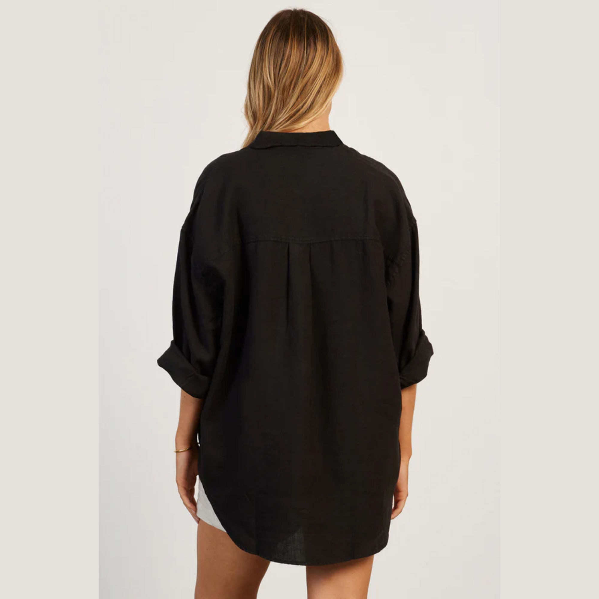 Women's Hampton Linen Long Sleeve Shirt