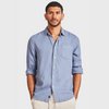 Men&#39;s Hampton Long Sleeve Linen Shirt