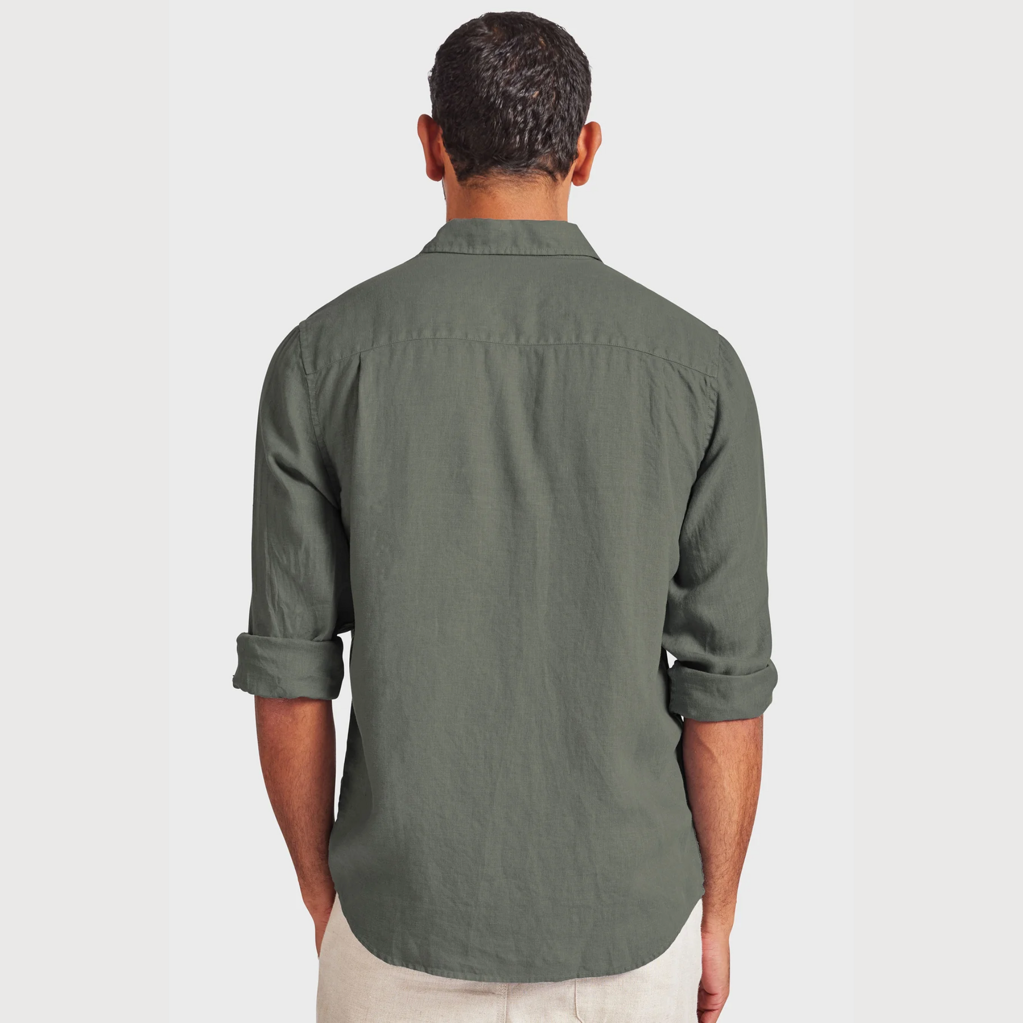 Men's Hampton Long Sleeve Linen Shirt