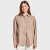 Women&#39;s Hampton Linen Long Sleeve Shirt