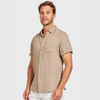 Hampton Linen Short-Sleeved Shirt