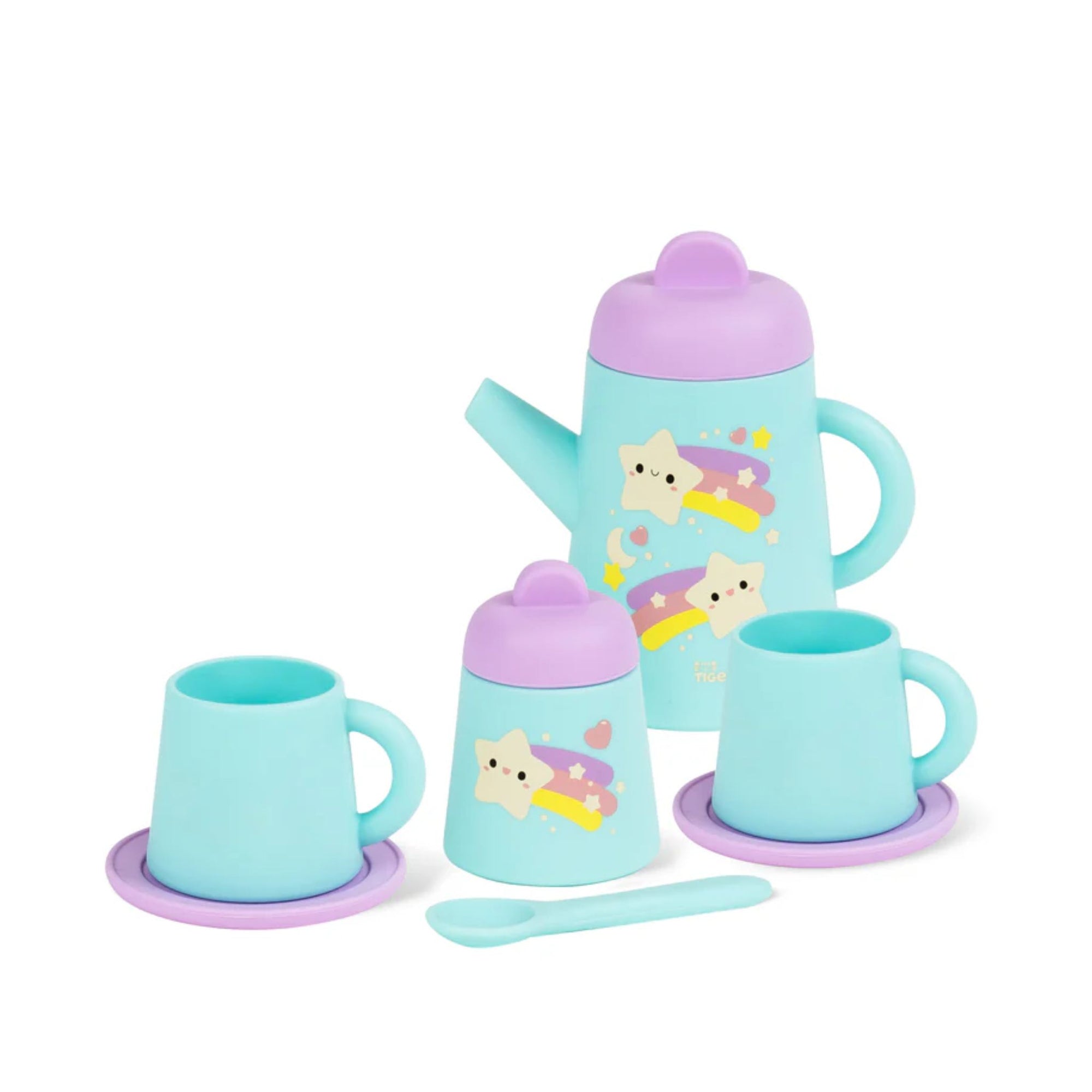 Tiger Tribe Silicone Tea Set Starlight Party