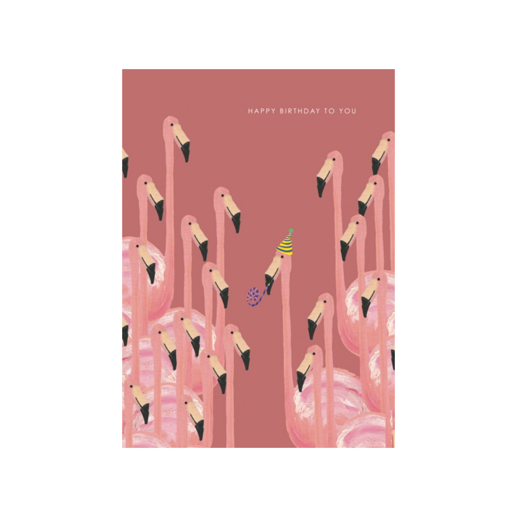 Flamingo Birthday Card