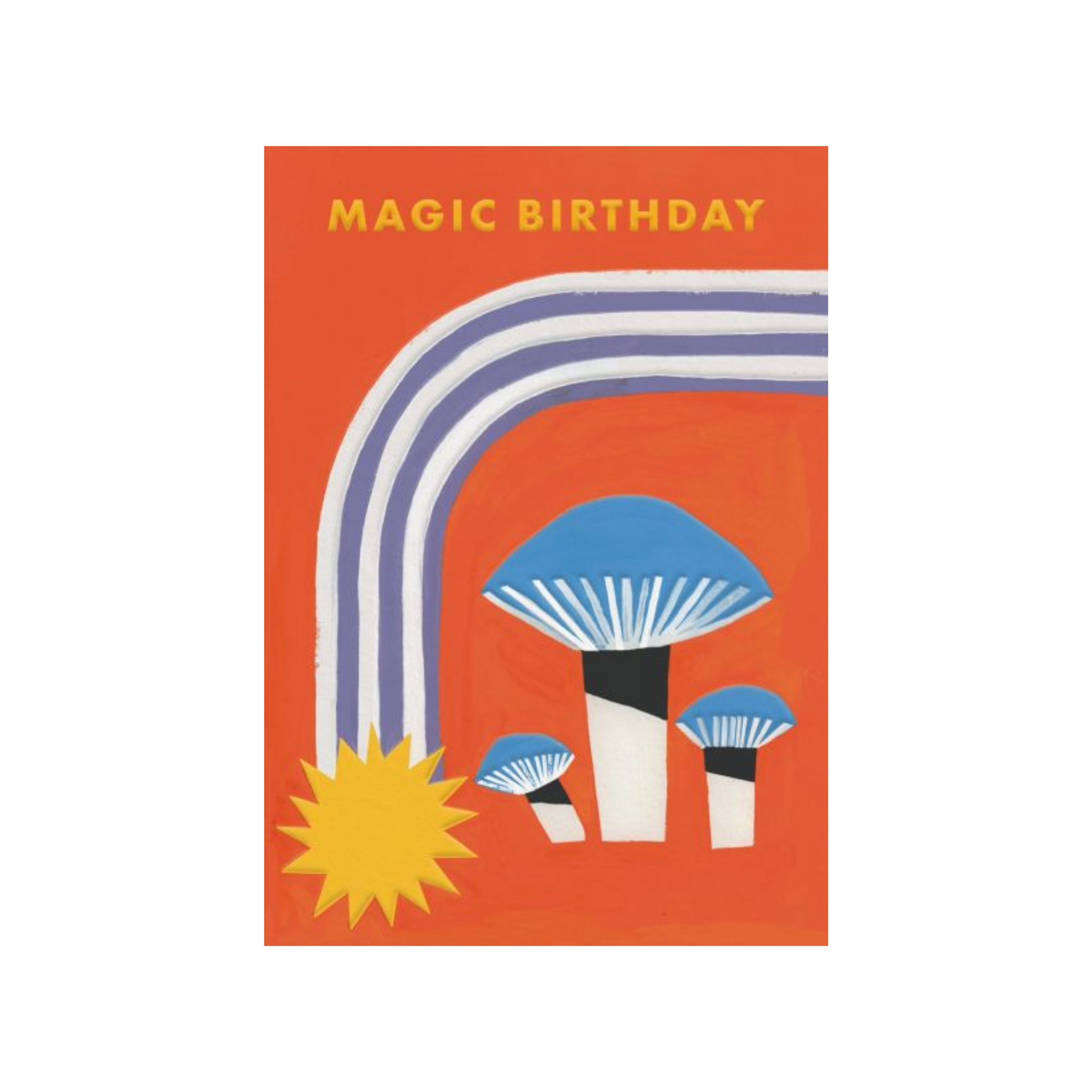 Magic Mushrooms Birthday Card