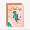 Greeting Card Astronaut Happy Birthday