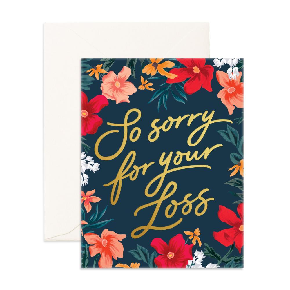 Greeting Card - Sorry For Your Loss - Oxley and Moss