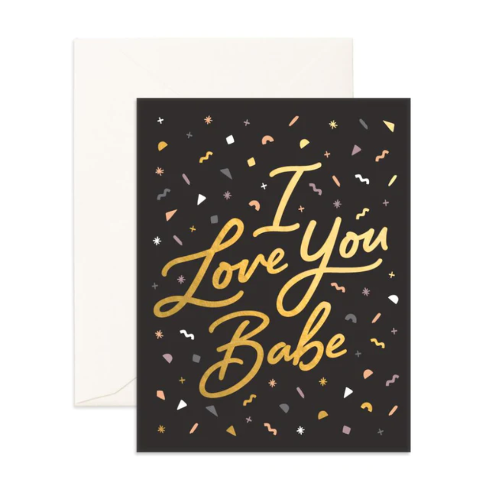 Greeting Card Love You Babe