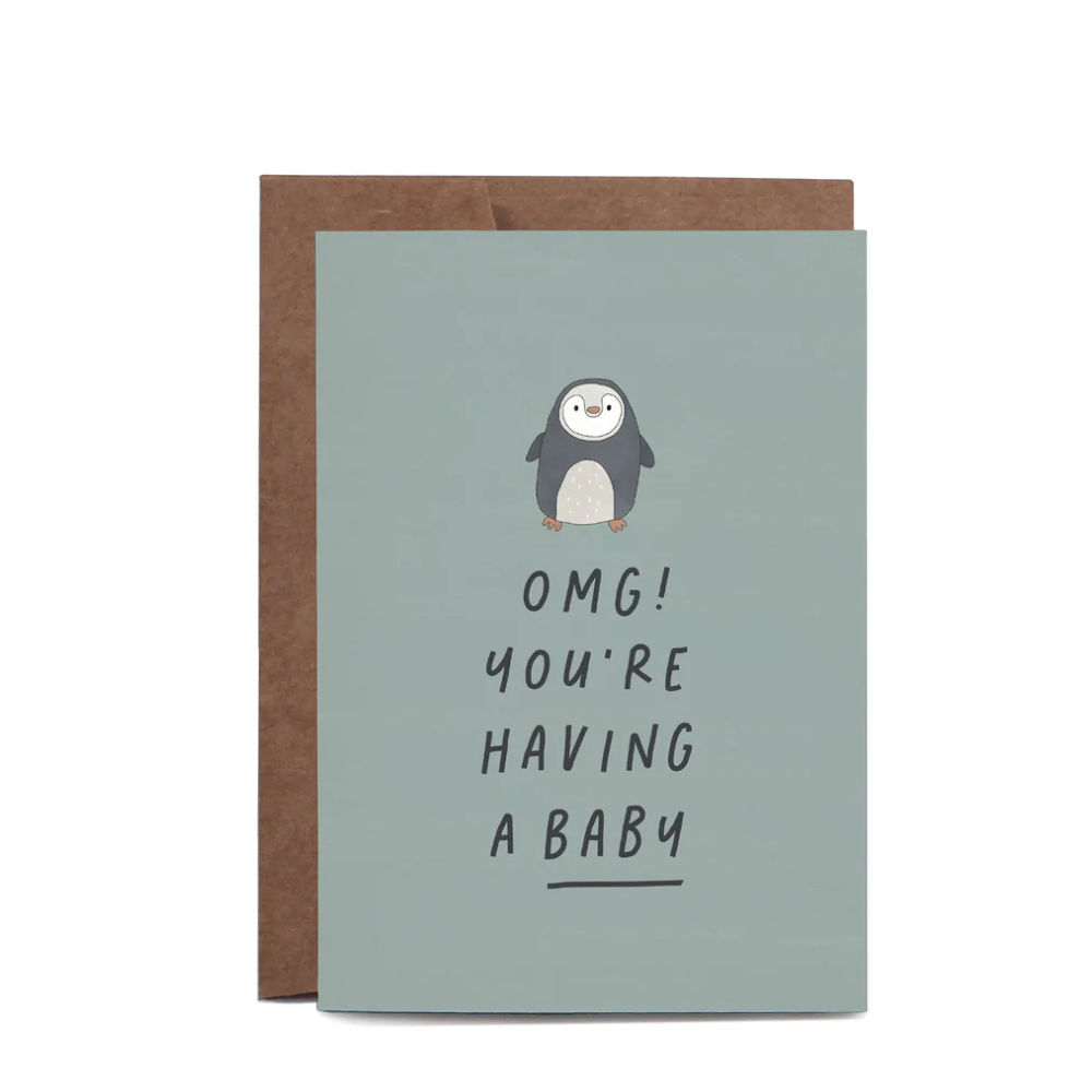 Greeting Card OMG Baby