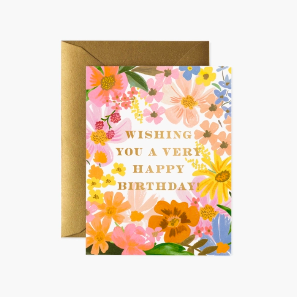 Greeting Card Marguerite Birthday