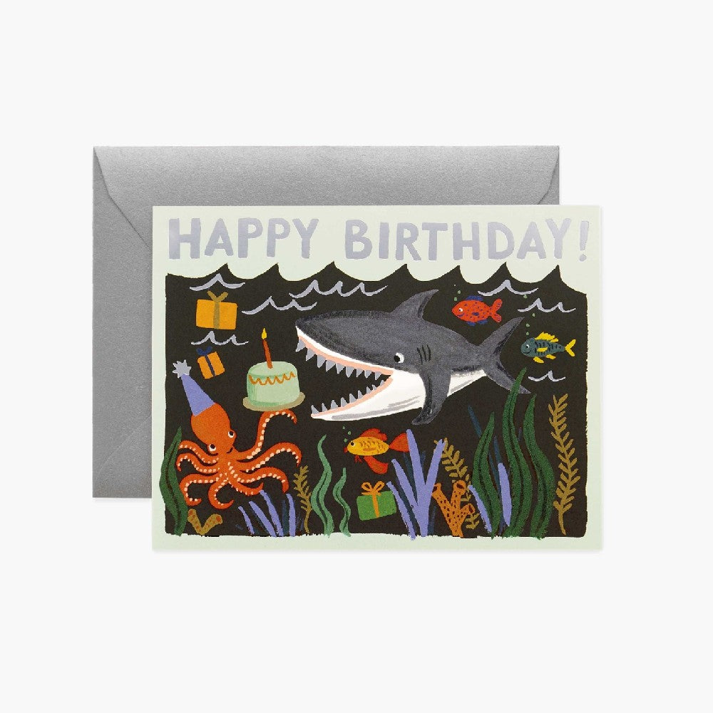 Greeting Card Shark Birthday