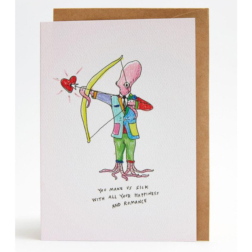 Greeting Card Sick Romance